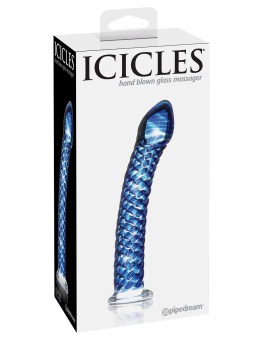 Стеклянный анальный стимулятор Pipedream Icicles №29 - 19,7 см
