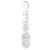 Cтеклянный стимулятор '50 оттенков серого' Glass Massage Wand прозрачный