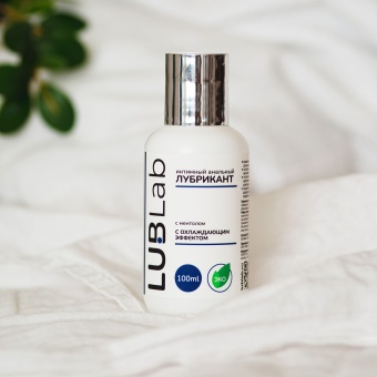 Охлаждающий анальный лубрикант с ментолом LUBLab 100 мл