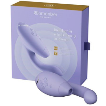 Вибратор с бесконтактной стимуляцией клитора Womanizer DUO 2 сиреневый