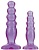 Набор фиолетовых анальных пробок