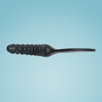 Силиконовый пэддл с ручкой-фаллосом Fun Factory Buck Dich черный