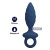 Синяя анальная пробка с кольцом Butt Plug with Loop M - 13,4 см. Синяя анальная пробка с кольцом Butt Plug with Loop M - 13,4 см.