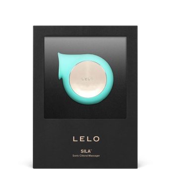 Бирюзовый вакуумный клиторальный стимулятор Lelo Sila