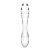 Двухсторонний стеклянный фаллоимитатор Satisfyer Dazzling Crystal 1 прозрачный