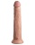 Реалистичный фаллоимитатор King Cock Ellite Dual Density 25,5 см телесный