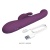Фиолетовый вибромассажёр-кролик Dee - 23,9 см.
