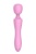 Розовый жезловый вибромассажер Pink Lady - 21,6 см.