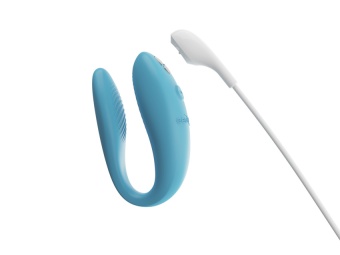 Вибратор для пар We-Vibe Sync Go голубой