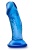 Синий анальный фаллоимитатор Sweet N Small 4 Inch Dildo with Suction Cup - 11,4 см.