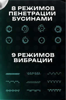 Мастурбатор Amovibe Warrior с массажными бусинами