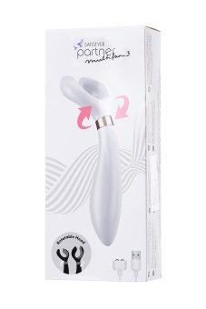 Вибратор универсальный Satisfyer Partner Multifun 3 Endless Fun белый