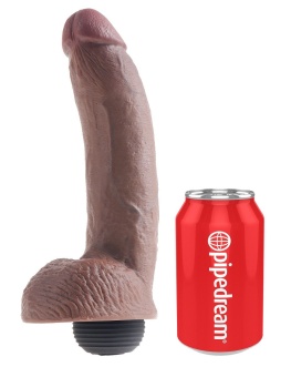 Фаллоимитатор с эффектом семяизвержения Squirting Cock 18 см коричневый