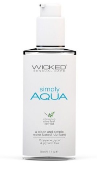 Легкий лубрикант на водной основе Wicked Simply AQUA - 70 мл