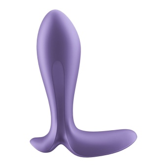 Анальная пробка Satisfyer Intensity Plug с управлением от приложения фиолетовая