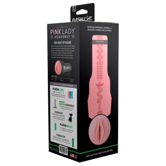 Мастурбатор вагина Fleshlight Pink Lady с рельефом Heavenly