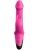Ярко-розовый вибратор Crazy Rabbit с фрикционным движением и ротацией - 23 см.