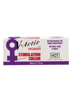 Крем Hot V-activ со стимулирующим эффектом для женщин - 50 мл