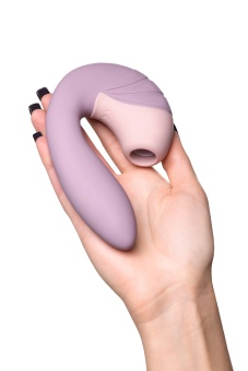 Вибратор с вакуумным стимулятором Satisfyer Supernova сиреневый