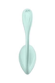 Виброяйцо Satisfyer Smooth Petal с управлением со смартфона мятное