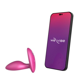 Анальная пробка We-Vibe Ditto+ с пультом розовая