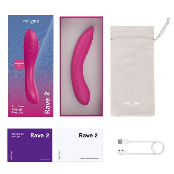 Вибратор для зоны G We-Vibe Rave 2 фуксия