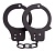 Чёрные наручники из листового металла BONDX METAL CUFFS BLACK