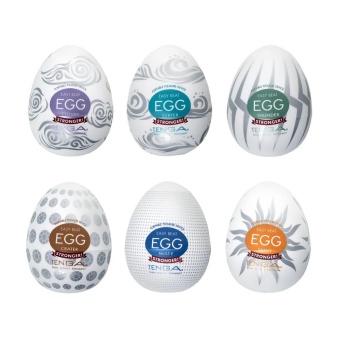 Набор мастурбаторов в форме яйца Tenga Eggs Set New Edition 6 шт