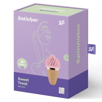 Вибратор с нежными лепестками Satisfyer Sweet Treat розовый