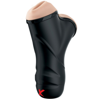 Вибромастурбатор с вагиной и ротиком Double Penetration Vibrating Stroker