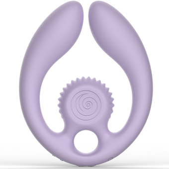 Двойной вибратор с дистанционным управлением SVibe Snail Gizi Duo лиловый