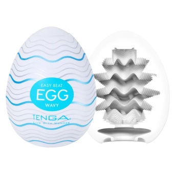 Мастурбатор яйцо Tenga Egg Wavy New