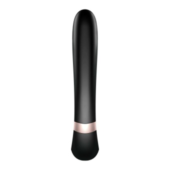 Вибратор Satisfyer Heat Wave с клиторальным стимулятором и нагревом черный