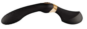 Двухсторонний вибратор Shunga ZOA черный - 26,5 см