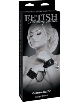 Наручники на цепочке Couture Cuffs чёрные