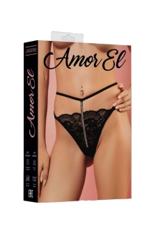 Трусики Amor El с декоративным пояском со стразами