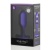 Утяжеленная анальная мини пробка для ношения b-Vibe Snug Plug 2 фиолетовая