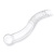Стеклянный двусторонний фаллоимитатор Glass Pelvic Wand Double Ended прозрачный Стеклянный двусторонний фаллоимитатор Glass Pelvic Wand Double Ended прозрачный