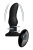 Черная вибропробка Model M Curved Rimming Plug with Remote - 15 см. Черная вибропробка Model M Curved Rimming Plug with Remote - 15 см.