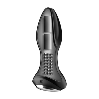 Анальная вибропробка с ротацией и приложением Satisfyer Rotator Plug 2+ чёрная