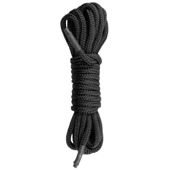 Нейлоновая веревка Black Bondage Rope 5 м черная