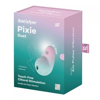 Вакуумно-волновой клиторальный вибростимулятор Satisfyer Pixie Dust мятный