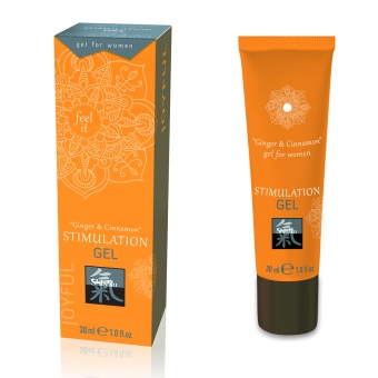 Возбуждающий гель для женщин Shiatsu Stimulation Gel Имбирь и корица - 30 мл