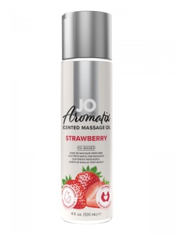 Ароматное массажное масло System Jo Aromatix Strawberry Клубника 120 мл