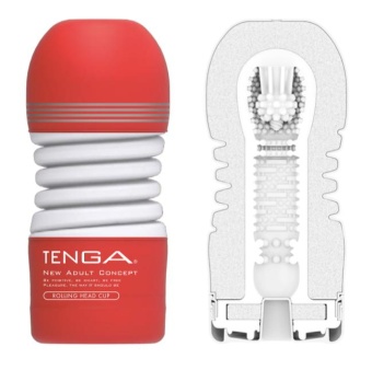 Мастурбатор Tenga Rolling Head Cup красный