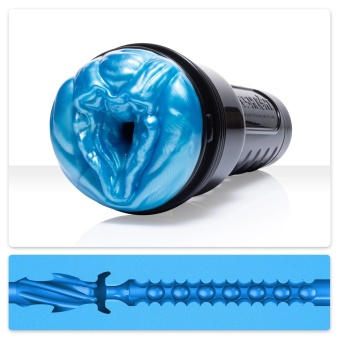 Мастурбатор вагина Fleshlight Freaks Alien Blue Metallic синий