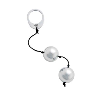 Тяжелые металлические вагинальные шарики Silver Metal Ben Wa Balls