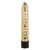 Золотистый классический вибратор Naughty Bits Gold Dicker Personal Vibrator - 19 см.