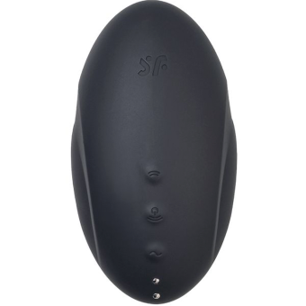 Вакуумный стимулятор с вибрацией Satisfyer Vulva Lover 3 чёрный
