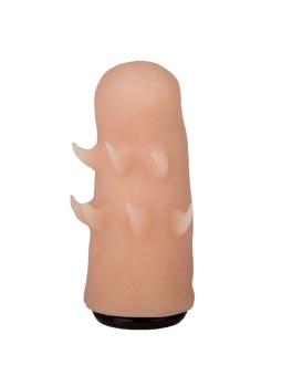 Черный пояс-трусики с двумя телесными насадками Soft-Dolli - 15,7 и 10 см.